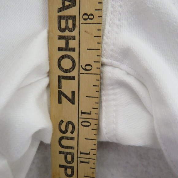 Talbots Pants Womens Size 6 White Denim Jeans Jegging Crop Stretch - Picture 8 of 9